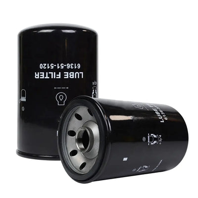 Oil Filter 6136-51-5120 For Komatsu Excavator PC80-1 PC150-1 PC150LC-1 PC200-1 from MyMROmarts