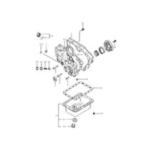 Oil Pan Assy PJ7410671 PJ7410582 PJ7410581 for Volvo EC13 EC14 EC15 EC15B EC20 EC20B - Engine Parts > Lubrication System > Oil Pump from MyMROmarts