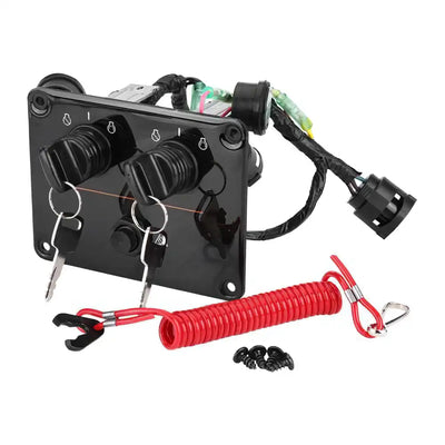 Outboard Dual Key Switch 6K1-82570-13 6K1-82570-08-00 for Yamaha Engine from MyMROmarts