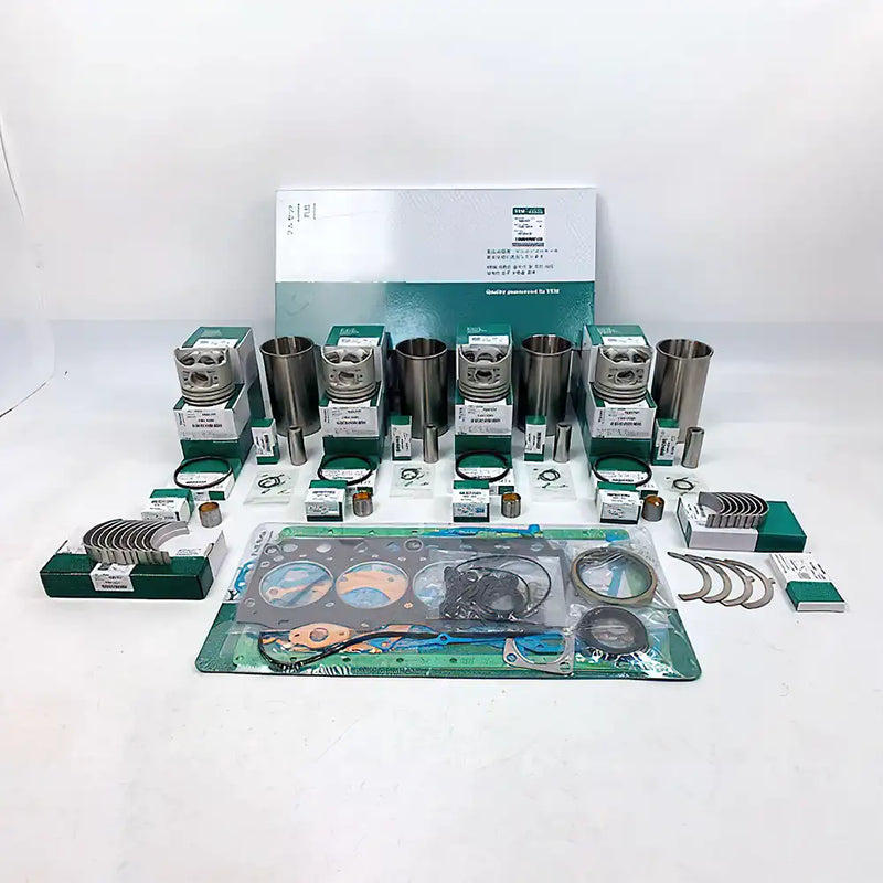 Chargez l'image dans la visionneuse de la galerie, Overhaul Rebuild Kit for Mitsubishi K4E K4E-DI Engine MT23D Tractor Hanix N260 N350 Excavator - Engine Maintenance Parts > Overhaul Rebuild Kits from MyMROmarts
