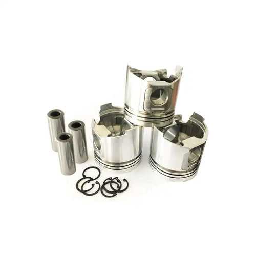 Piston 3 Units 1 Set YM129002-22090 For Komatsu Wheel Loader WA40-3 WA50-3 Yanmar Engine 3TNE84 3TNE84T Komatsu Engine 3D84E STD - Engine Parts > Crankshafts & Connecting Rod Components > Piston from MyMROmarts