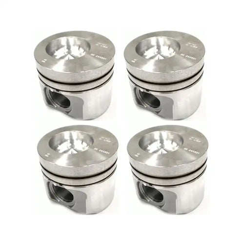 4 Pcs Piston 2w1711 for Caterpillar CAT Excavator E300 EL300 E240 EL240 235D 235C Engine 3306 3304 - Engine Parts > Crankshafts & Connecting Rod Components > Piston from MyMROmarts