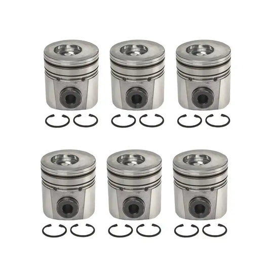 6 Pcs Piston 3926632 for Cummins Engine B3.9L 4B 4BT 4BTA 4BTAA B5.9L 6B 6BT 6BTA 6BTAA in USA - Engine Parts > Crankshafts & Connecting Rod Components > Piston from MyMROmarts