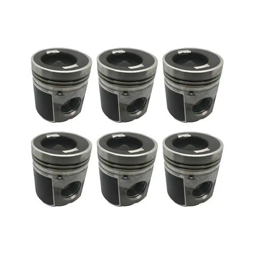 6 Pcs/Set Piston 4019886 for Cummins Engine 6CTA ISC QSC 8.3L from MyMROmarts