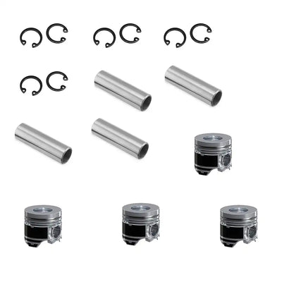 Piston 4 Units 1 Set For Hyundai Excavator R60-9S R60W-9S Yanmar Engine 4TNV94L Komatsu Engine 4D94LE - Engine Parts > Crankshafts & Connecting Rod Components > Piston from MyMROmarts