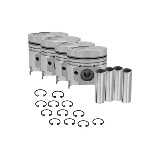 Piston 4 Units 1 Set For Komatsu Crawler Tractor D20A-8 D20P-8 D20P-8 D21P-8 Yanmar Engine 4TNV94L Komatsu Engine 4D94LE - Engine Parts > Crankshafts & Connecting Rod Components > Piston from MyMROmarts