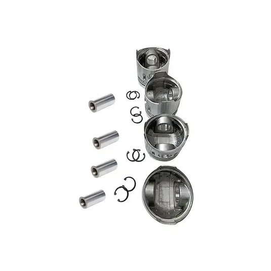 Piston 4 Units 1 Set For Yanmar Engine 4TNE106D 4TNE106T Komatsu Engine 4D106D 4D106T - Engine Parts > Crankshafts & Connecting Rod Components > Piston from MyMROmarts