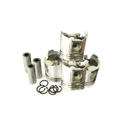 Piston 4 Units 1 Set For Yanmar Engine 4TNE92 Komatsu Engine 4D92E - Engine Parts > Crankshafts & Connecting Rod Components > Piston from MyMROmarts