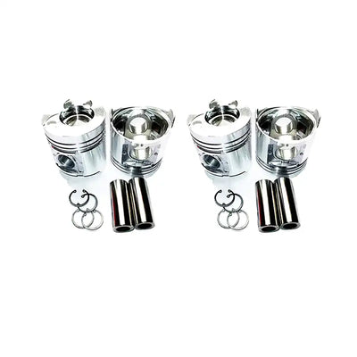 Piston 4 Units 1 Set For Yanmar Engine 4TNE94 Komatsu Engine 4D94E - Engine Parts > Crankshafts & Connecting Rod Components > Piston from MyMROmarts