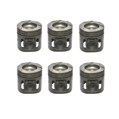 6 pcs Piston 6211-32-2130 for Komatsu S6D140E-2B SA6D140-2B SA6D140-2C Engine in USA - Engine Parts > Crankshafts & Connecting Rod Components > Piston from MyMROmarts