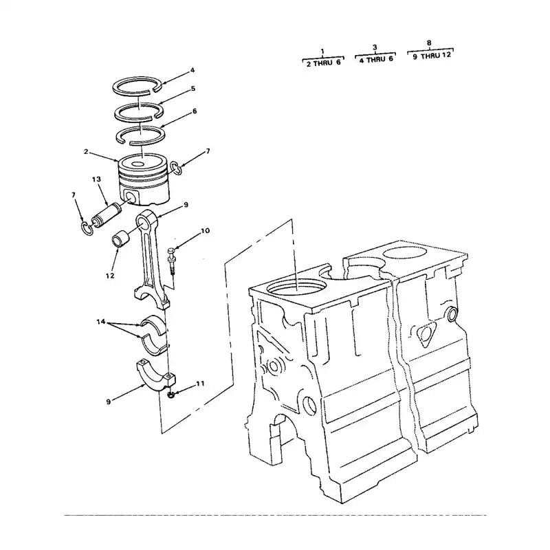 Load image into Gallery viewer, 1 pc Piston 9N5250 for Caterpillar CAT D7F Tractor in USA - Engine Parts > Crankshafts &amp; Connecting Rod Components > Piston from MyMROmarts
