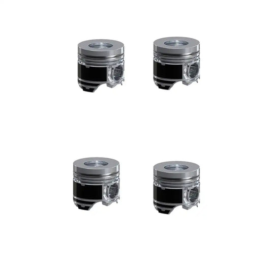 4 pcs STD Piston for Komatsu 4D130 Engine - Engine Parts > Crankshafts & Connecting Rod Components > Piston from MyMROmarts