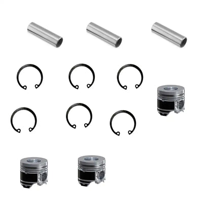 Piston Kit 129005-22080 129005-22900 3 units 1 set For Yanmar 3TNV88 Komastu 3D88E Engine - Engine Parts > Crankshafts & Connecting Rod Components > Piston from MyMROmarts