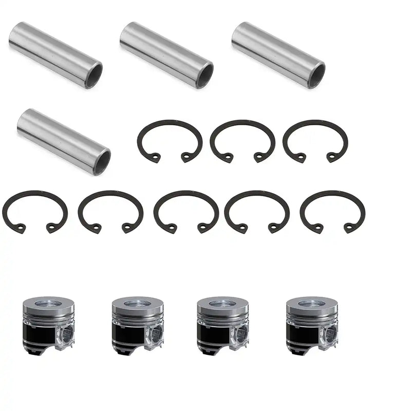 Load image into Gallery viewer, Piston Kit 4 Units 1 Set For Komatsu Engine 4D106 Yanmar Engine 4TNV106 - Engine Parts > Crankshafts &amp; Connecting Rod Components > Piston from MyMROmarts
