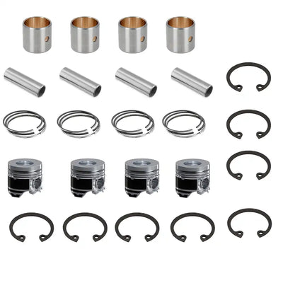 Piston Kit for Kubota V1200 Engine STD - Engine Parts > Crankshafts & Connecting Rod Components > Piston from MyMROmarts