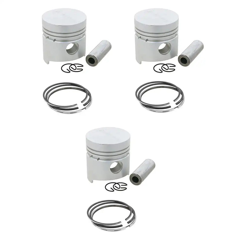 Load image into Gallery viewer, STD Engine D1402 Piston Kit With Ring Set for Kubota KH91 Clar 643 Bobcat 225 - Engine Parts &gt; Crankshafts &amp; Connecting Rod Components &gt; Piston from MyMROmarts
