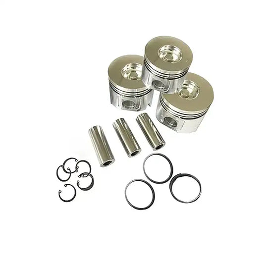 Piston Kit With Ring Set for Yanmar VIO20 B2U Engine STD 3TNE68 3TNE68C 3D68E 3TNE68L - Engine Parts > Crankshafts & Connecting Rod Components > Piston from MyMROmarts