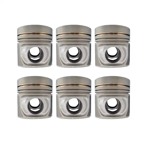 6 Pistons 130602-00637 for Doosan DB58TI Engine - Engine Parts > Crankshafts & Connecting Rod Components > Piston from MyMROmarts