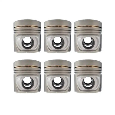 6 Pistons 130602-00637 for Doosan DB58TI Engine - Engine Parts > Crankshafts & Connecting Rod Components > Piston from MyMROmarts