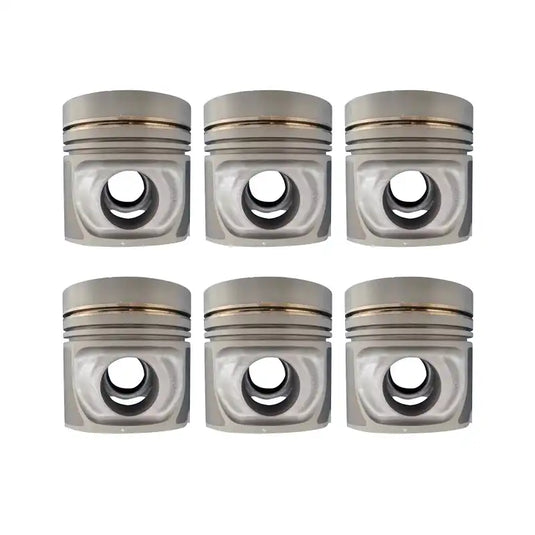 6 Pistons 130602-00637 for Doosan DB58TI Engine - Engine Parts > Crankshafts & Connecting Rod Components > Piston from MyMROmarts