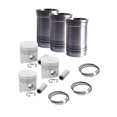 STD D1402 Pistons with Pin Rings Liners Kit STD for Kubota Engine KH91 Excavator - Engine Parts > Crankshafts & Connecting Rod Components > Piston from MyMROmarts