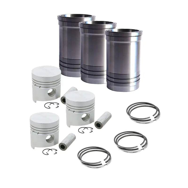 Load image into Gallery viewer, STD D1402 Pistons with Pin Rings Liners Kit STD for Kubota Engine KH91 Excavator - Engine Parts &gt; Crankshafts &amp; Connecting Rod Components &gt; Piston from MyMROmarts
