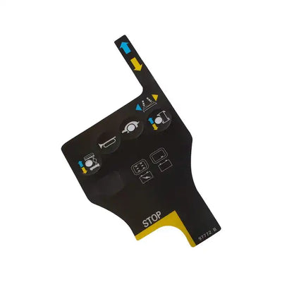 Play Control Box Overlay Decal 97772 97772GT for Genie GR-12 GR-15 GR-20 GS-1530 GS-1930 GS-2032 GS-3232 QS-12R QS-15R QS-20R - Aerial Work Platforms Parts > Other Aerial Work Platforms Parts from MyMROmarts