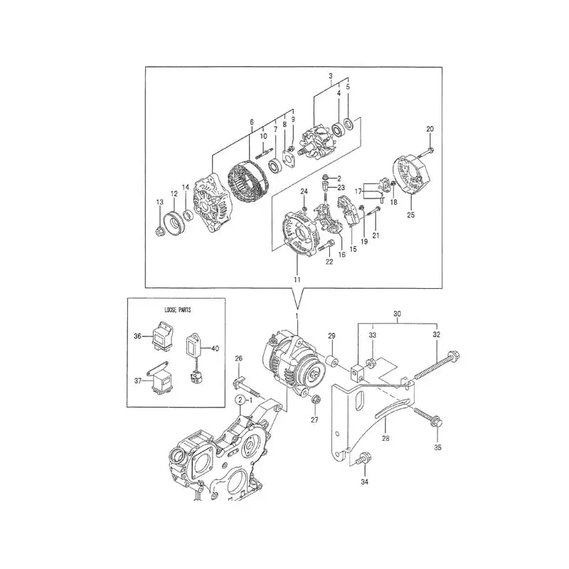 Cargue la imagen en el visor de la galería, Plug Relay VV11965077910 for Kobelco 27SR-5 30SR 30SR ACERA 30SR-5 35SR 35SR-5 35SR-5 PX15-20658 50SR 50SR-5 SK02 SK03 SK035 SK45SR SK55SRX - Electrical Parts &gt; Electronic Control System &gt; Relays from MyMROmarts
