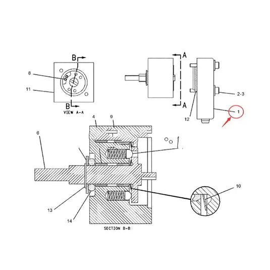 Position Sensor 9X5592 for Caterpillar CAT 631E 633E 844 854G 953C 990 992G from MyMROmarts