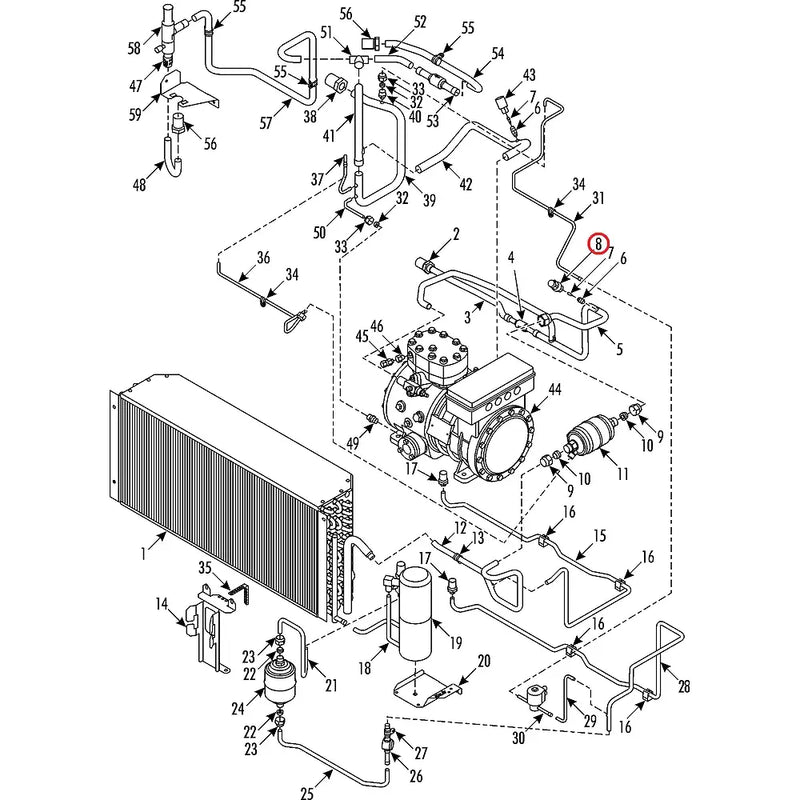 Load image into Gallery viewer, Pressure Sensor 41-5781 for Thermo King V-090 V-100 V-200 V-190 V-250 V-300 V-400 V-500 V-600 V-700 V-800 from MyMROmarts
