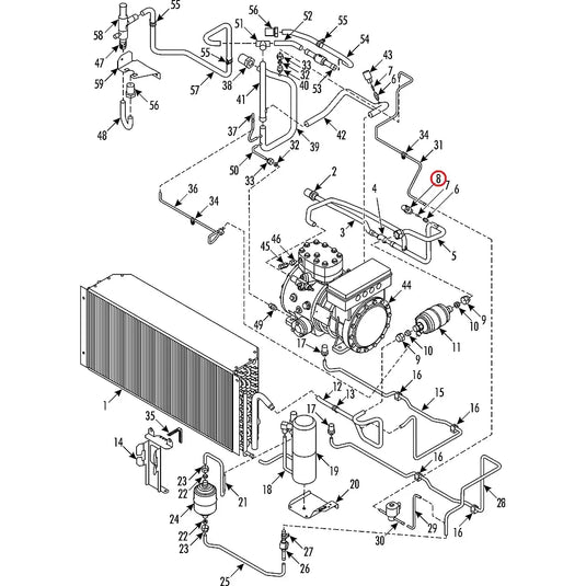 Pressure Sensor 41-5781 for Thermo King V-090 V-100 V-200 V-190 V-250 V-300 V-400 V-500 V-600 V-700 V-800 from MyMROmarts