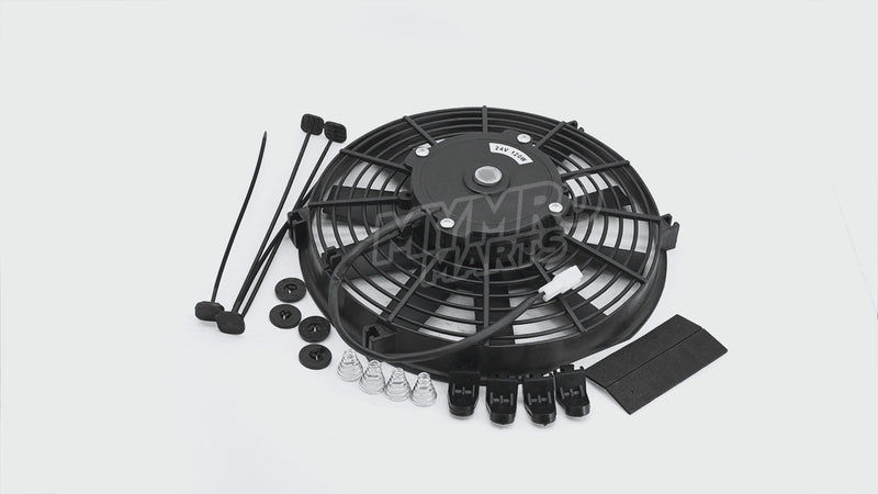 Load and play video in Gallery viewer, 24V 120W VA11-BP12 / C-57S Universal Blow Engine Cooling Fan 280mm/10 Inch for Spal
