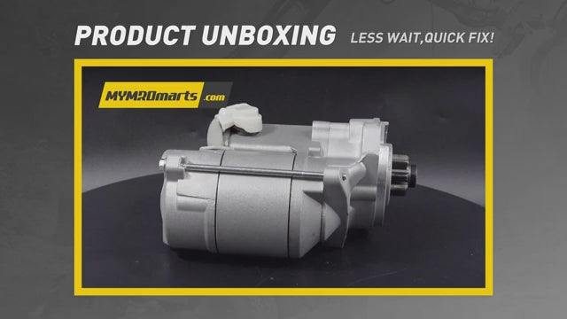 Load and play video in Gallery viewer, 12V 9T Starter Motor 17311-63012 17331-63010 17331-63011 for Kubota Tractor L2250DT L2250F L2550DT L2550F L2650DT L2950DT
