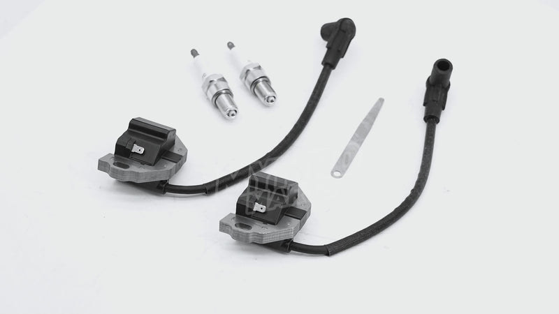 Load and play video in Gallery viewer, Ignition Coil 21171-0743 for Kawasaki FR651V FR691V FX751V FX801V FX850V FR600V, Armature Magneto Replaces 21171-0711, 21171-0738, 21171-7041, 21171-7042, 21171-7047
