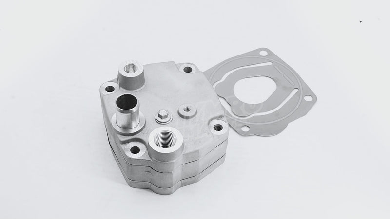 Load and play video in Gallery viewer, Cylinder Head Complete of Air Brake Compressor S2910-E0A71 for Hino Engine E13C Truck 700
