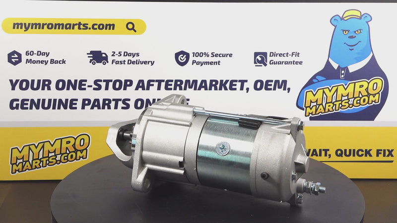 Lataa ja toista videota gallerian katseluohjelmassa Starter Motor 714/40531 71440531 714/40231 for JCB Construction 2CX 540 FS PLUS 527-55S 540
