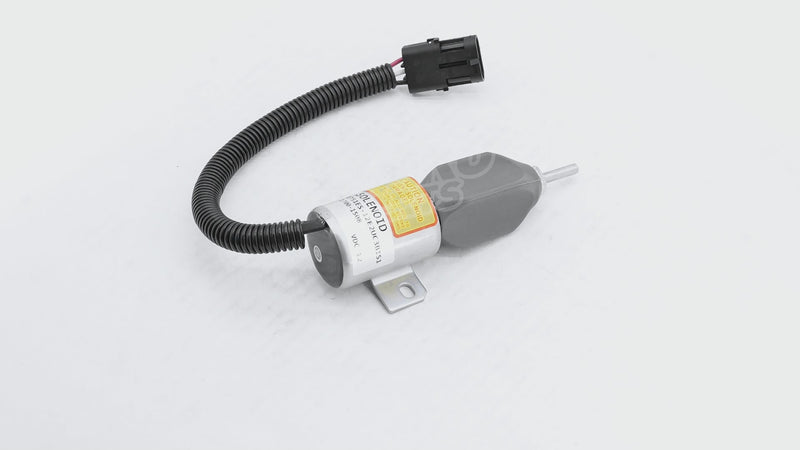 Load and play video in Gallery viewer, 12V Fuel Shutoff Solenoid 1751ES-12E2UC3B1S1 1700-1508 for Woodward 1700 Series
