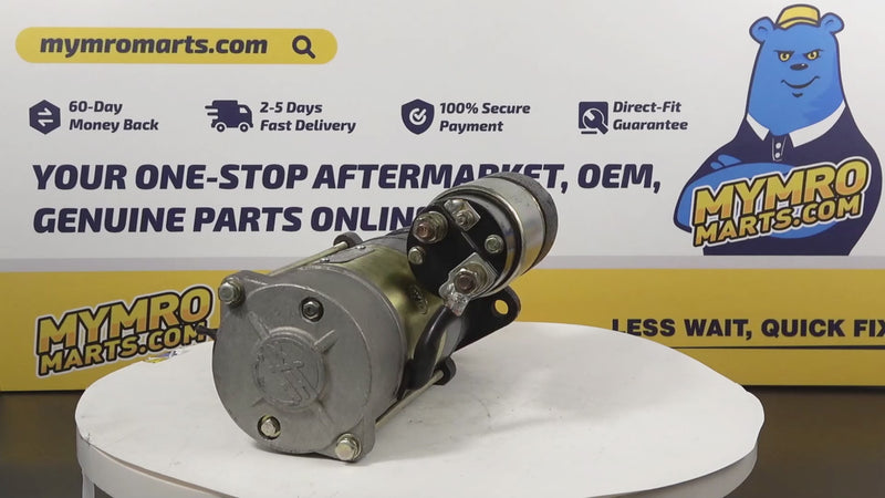 Cargar y reproducir video en Gallery Viewer, Nuevo motor de arranque de repuesto para tractores diésel Nortrac Jinma JM200 JM-200 de 25 HP, Pro 2425 Ag King, 12 voltios, 11 dientes, QD100C3, QD1332C, YJQD100C3, QD100, QD100C3, SCH0044, 41058020 
