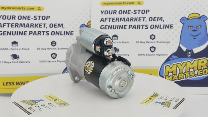 Load and play video in Gallery viewer, Starter Motor M008T70471 MM409413 for Mitsubishi Engine K3D K4D K4N K4 S4L2 Caterpillar CAT Excavator 303 305
