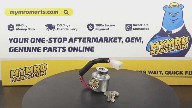 Video laden en afspelen in de galerijviewer, Contactslot 66101-55200 voor Kubota ZD18 ZD21 ZD25F ZD28 G2160 G2460G TG1860 G1700 G1800 G1900 G2000
