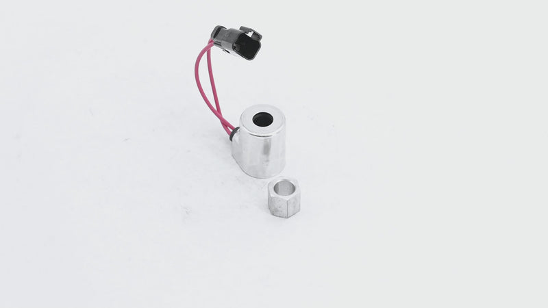 Load and play video in Gallery viewer, 10V Solenoid Valve Coil 6717706 for Bobcat 751 763 853 A220 A300 S220 S250 T190 T200 Loader
