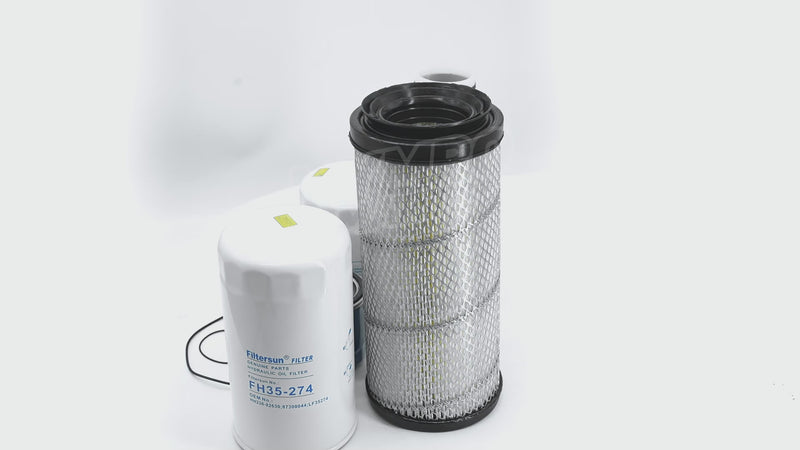 Carica e riproduci video in Gallery Viewer, Maintenance Filter Kit MAM0117 9806000001 10400511200 19690531100 19682581000 19642509000 Compatible With Mahindra 1626 HST L3 1.3L 1318CC 80.4CID
