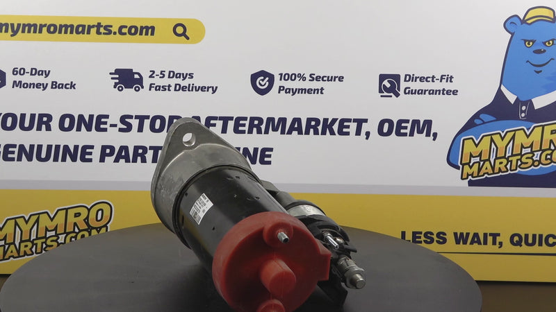 Video laden en afspelen in de galerijviewer, Nieuwe startmotor 410-24247 RE533976 BF002G20658 F-002-G20-658 12-V CW 10-tands voor John Deere 5045D 5055E 5065E 5075E 
