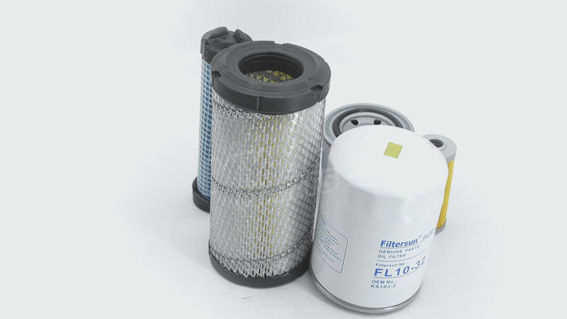 Load and play video in Gallery viewer, Filter Kit 11930535150 40358122 40049450 40195621 40220109 Compatible with LS Tractor MT125
