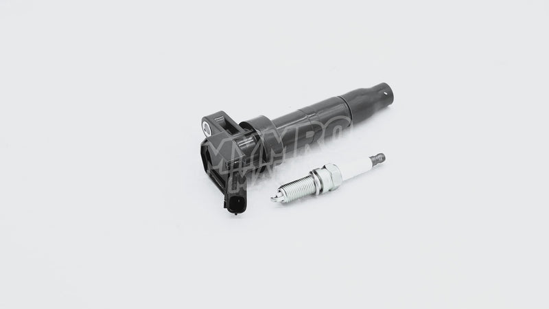 Indlæs og afspil video i Gallery Viewer, Ignition Coil UF611 27300-3F100 C1667 &amp; XP6203 Double Iridium Spark Plug for HYUNDAI Sonata Santa Fe Tucson Genesis Coupe
