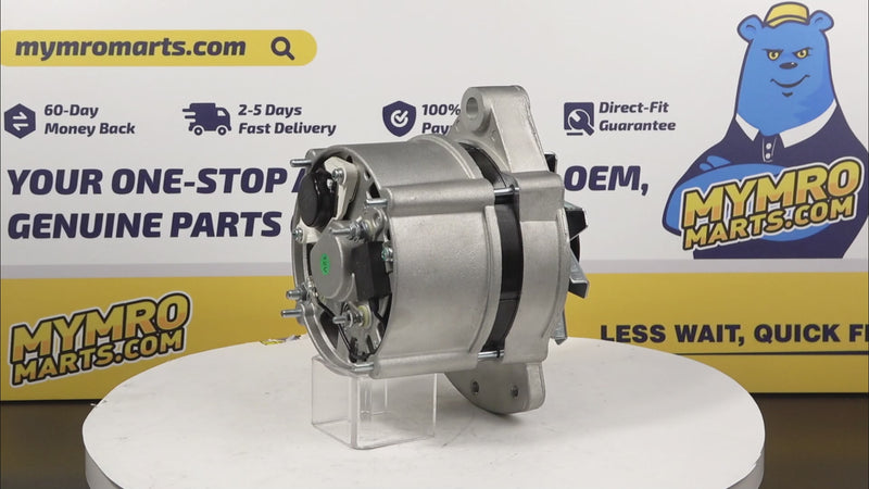 Cargar y reproducir video en Gallery Viewer, Alternador de repuesto para retroexcavadora Ford 555, 555A, 555B, 650, 655A, 750, 755, 755A, tractor 2310 D3NN-10300-B, D5NN-10300-A, D5NN-10300-BA, D5NN-10300-D, D5NN-10300-E, AMO0023, 40016110, PL110536 
