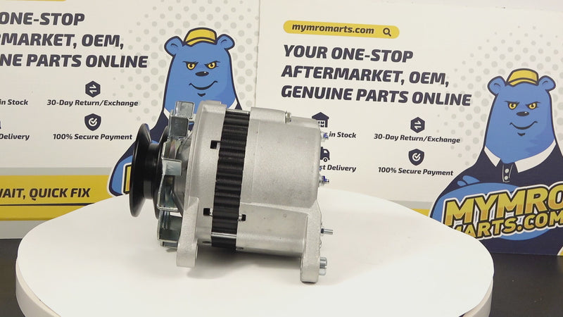 Load and play video in Gallery viewer, 12V Alternator 8944237560 for Isuzu Engine 4BD1 4BG1 Hitachi Excavator EX40 EX45
