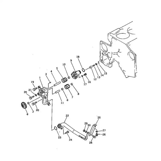Hydraulic Oil Pump 6211-51-1000 6211-51-1100 6211-51-1001 6211-51-1003 For Komatsu GS360-2 CS360-2 EG400-2 Engine SA6D140 - Hydraulic Parts > Hydraulic Pump from MyMROmarts