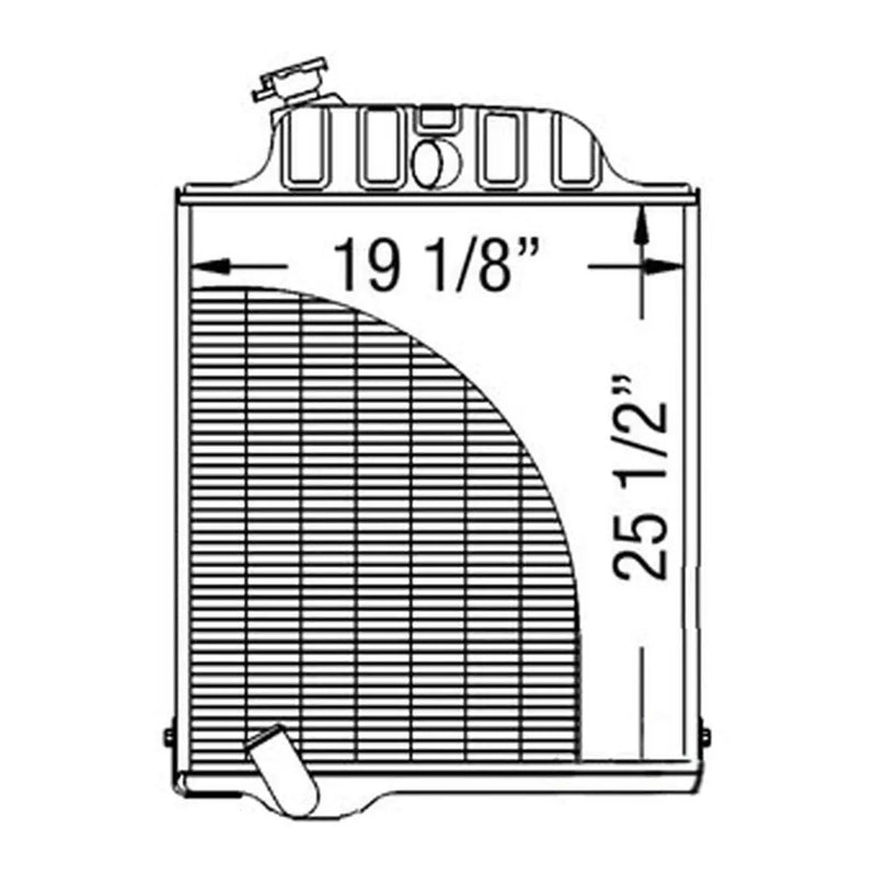 Load image into Gallery viewer, Radiator AR79450 for John Deere Tractor 4040 4040S 4440 - Engine Parts &gt; Cooling System &gt; Engine Radiator from MyMROmarts
