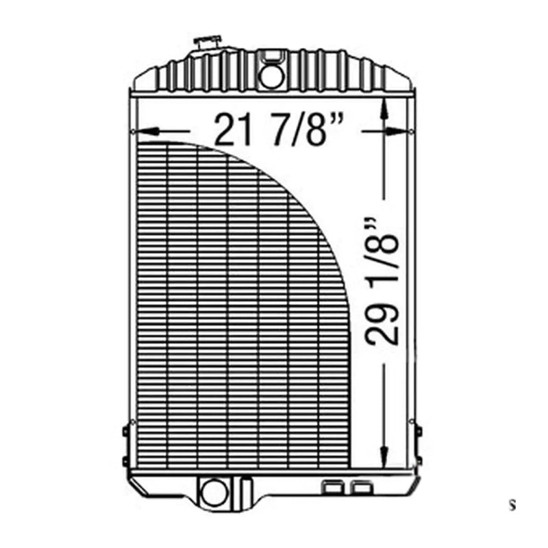 Load image into Gallery viewer, Radiator Assembly RE38664 for John Deere Tractor 4050 4055 4250 4255 4450 4455 Engine 6359 6466 6076TRW01 - Engine Parts &gt; Cooling System &gt; Engine Radiator from MyMROmarts

